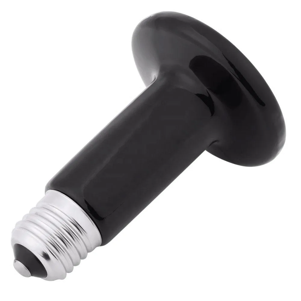 50W Pet Ceramic Heat Lamp | Infrared Heat Emitter for Reptiles, Snakes, Lizards, Chickens