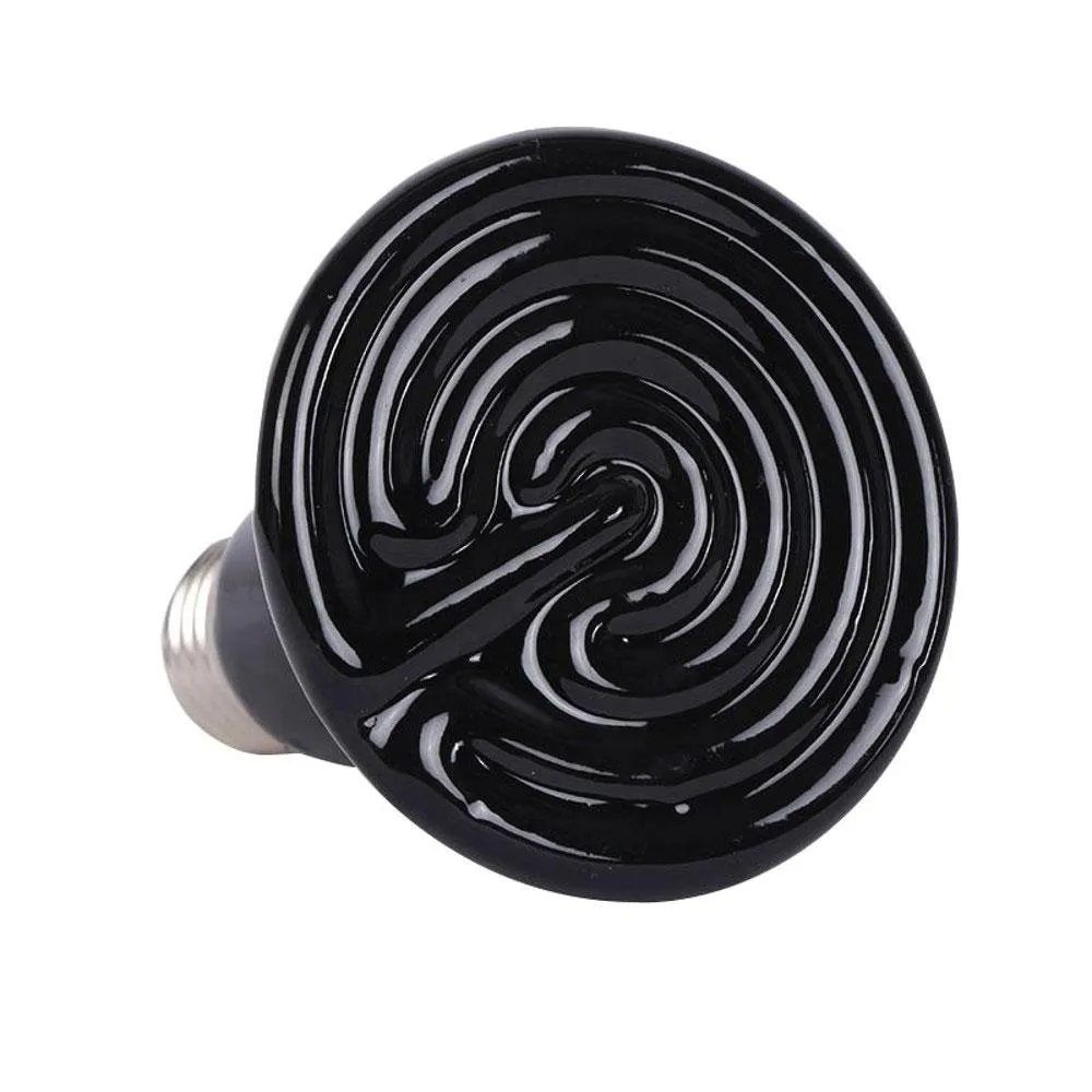 50W Pet Ceramic Heat Lamp | Infrared Heat Emitter for Reptiles, Snakes, Lizards, Chickens