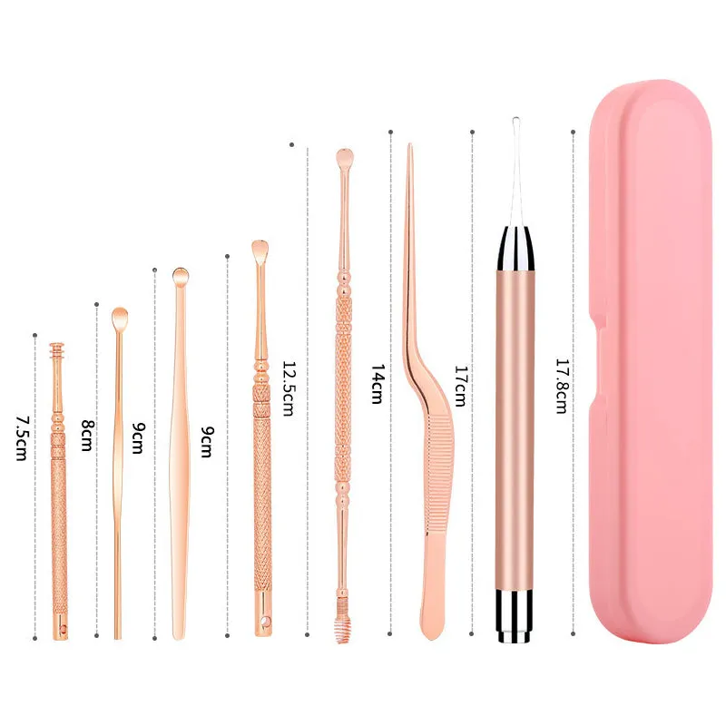 7-piece Set of Luminous Ear Scoops