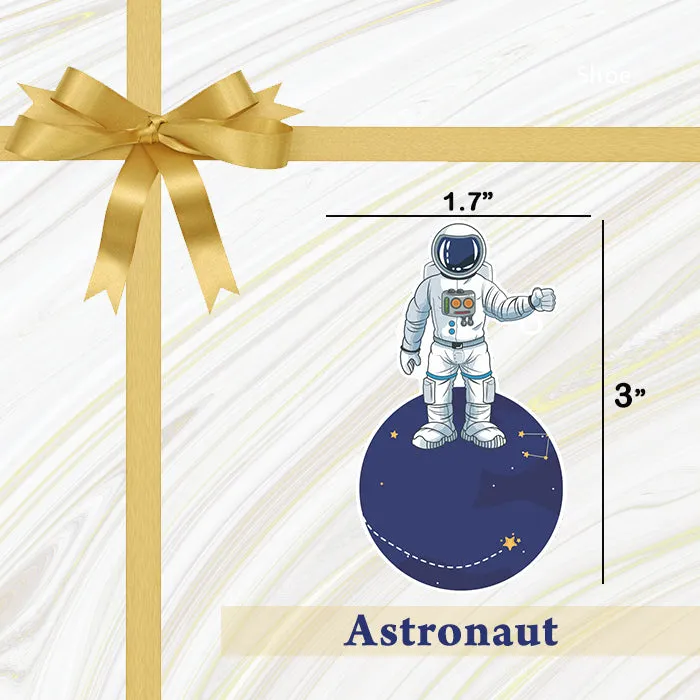 Adorable Personalised Gift Sticker - Astronaut - Set of 40