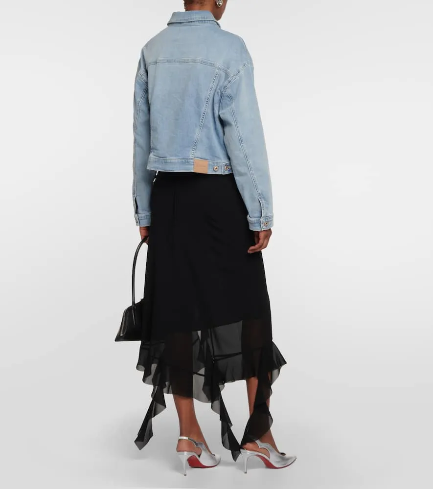 AG Jeans Maya cropped denim jacket