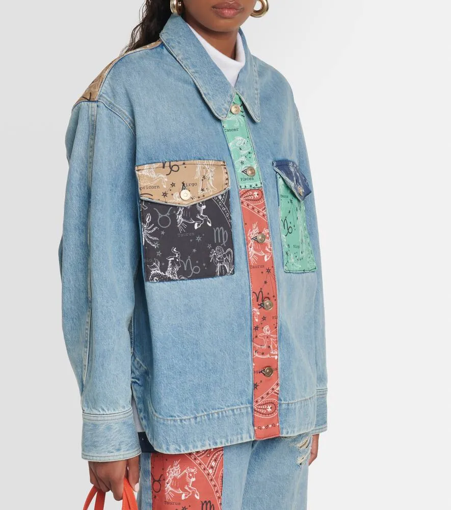 Alanui The Twelve Signs denim overshirt