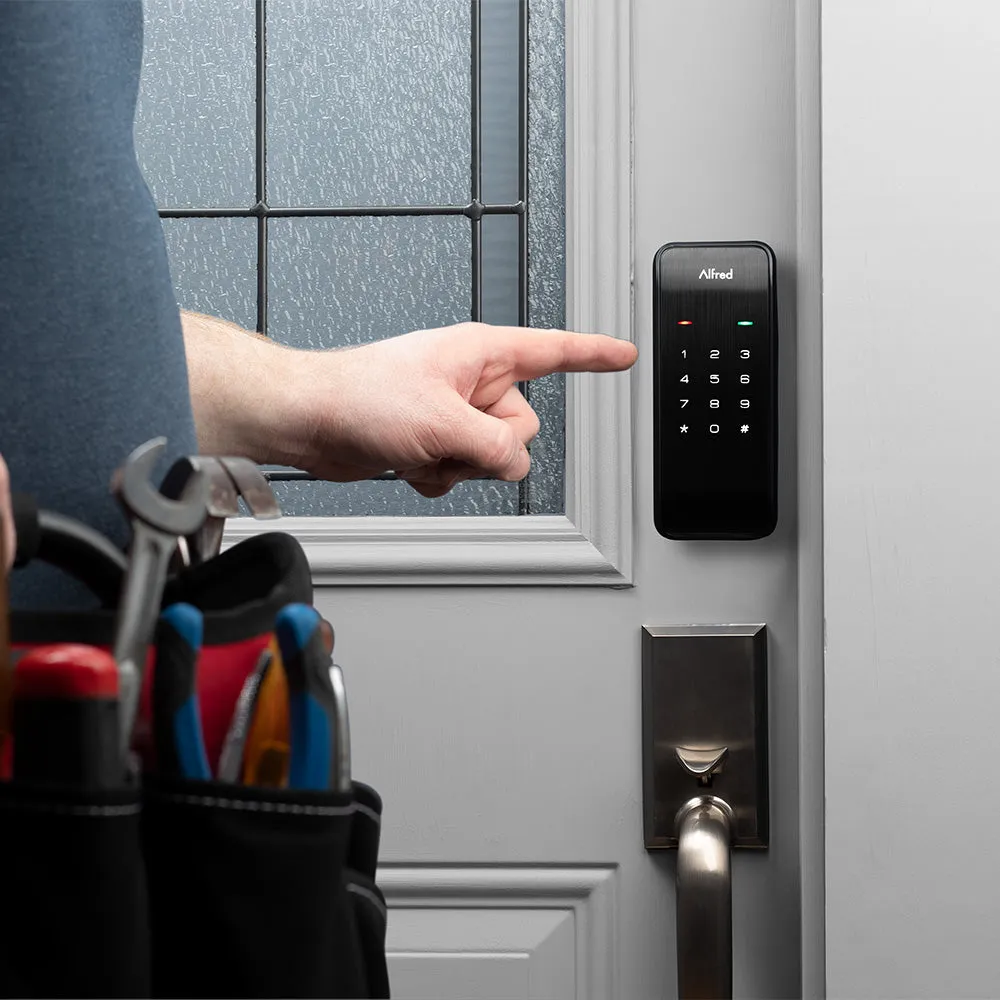 Alfred DB2 Smart Door Lock Deadbolt Touchscreen Keypad, Pin Code   Bluetooth, Up to 20 Pin Codes