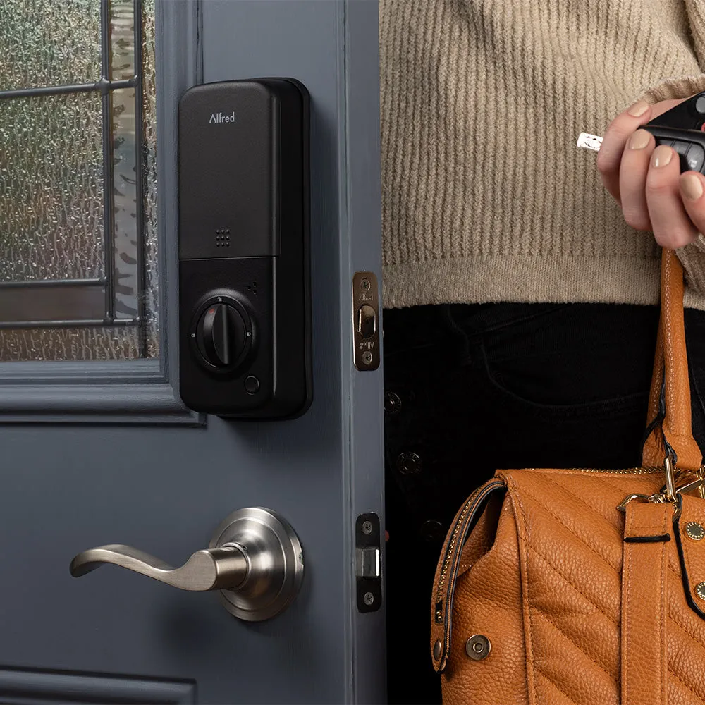 Alfred DB2 Smart Door Lock Deadbolt Touchscreen Keypad, Pin Code   Bluetooth, Up to 20 Pin Codes