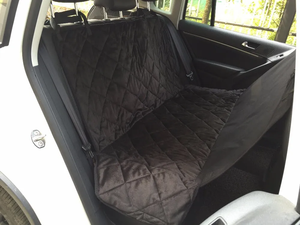 Car Boot Pet Seat Covers Short Plush