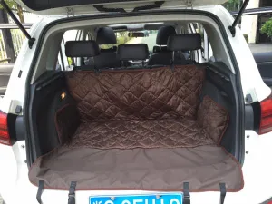 Car Boot Pet Seat Covers Short Plush
