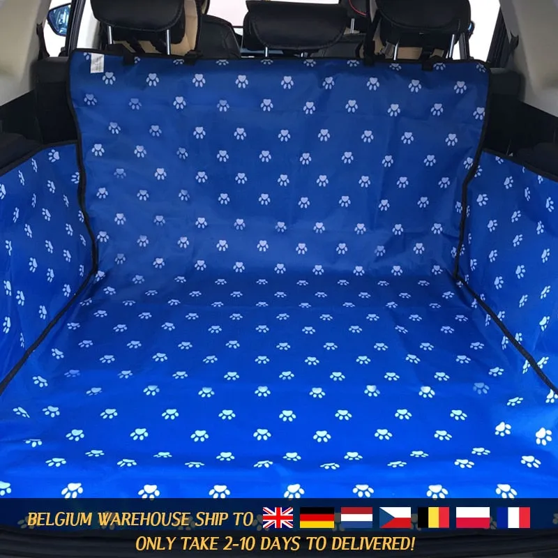 CAWAYI KENNEL Pet Carriers Dog Car Seat Cover Trunk Mat