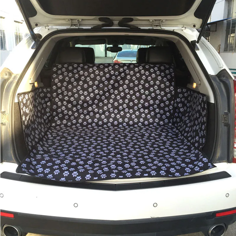 CAWAYI KENNEL Pet Carriers Dog Car Seat Cover Trunk Mat