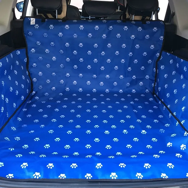 CAWAYI KENNEL Pet Carriers Dog Car Seat Cover Trunk Mat