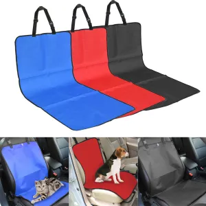 Folding Oxford Fabric Car Seat Cover Water-proof Pet Closely Car Seat Cover Dog Cat Puppy Seat Mat Blanket for Pets Dogs