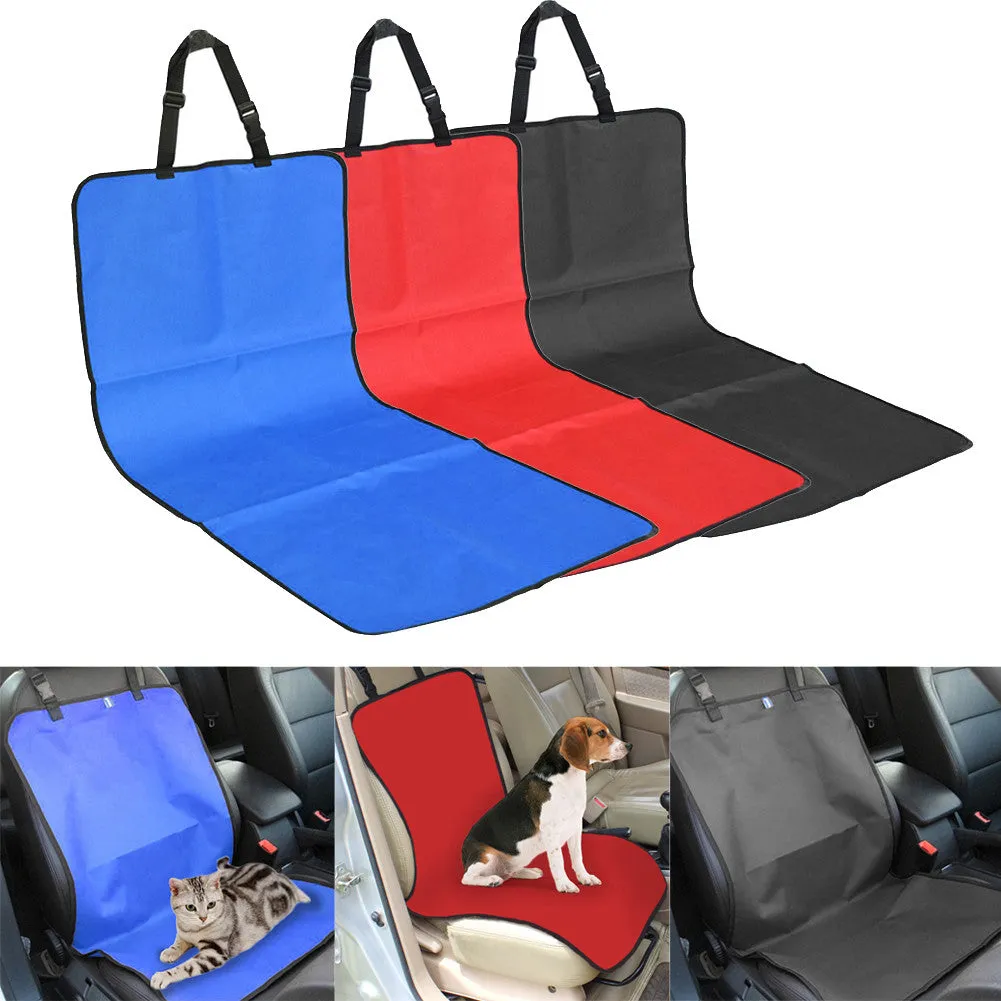 Folding Oxford Fabric Car Seat Cover Water-proof Pet Closely Car Seat Cover Dog Cat Puppy Seat Mat Blanket for Pets Dogs