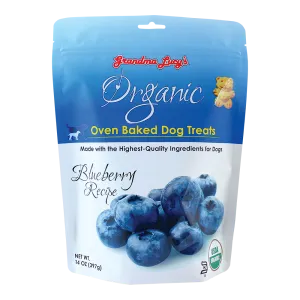 Grandma Lucy's Organic Oven Baked Dog Treats Blueberry 14oz