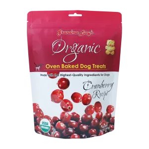 Grandma Lucy's Organic Oven Baked Dog Treats Cranberry 14oz
