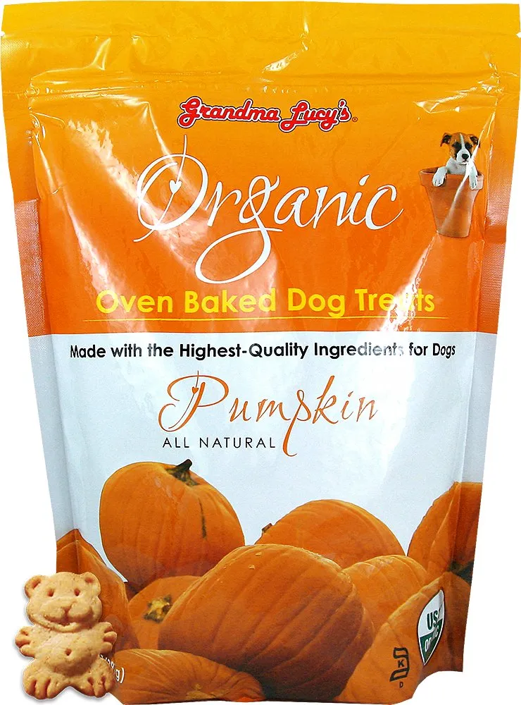 Grandma Lucy's Organic Pumpkin Oven Baked Dog Treats