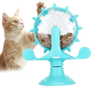 Interactive Cat Food Treats Dispenser To