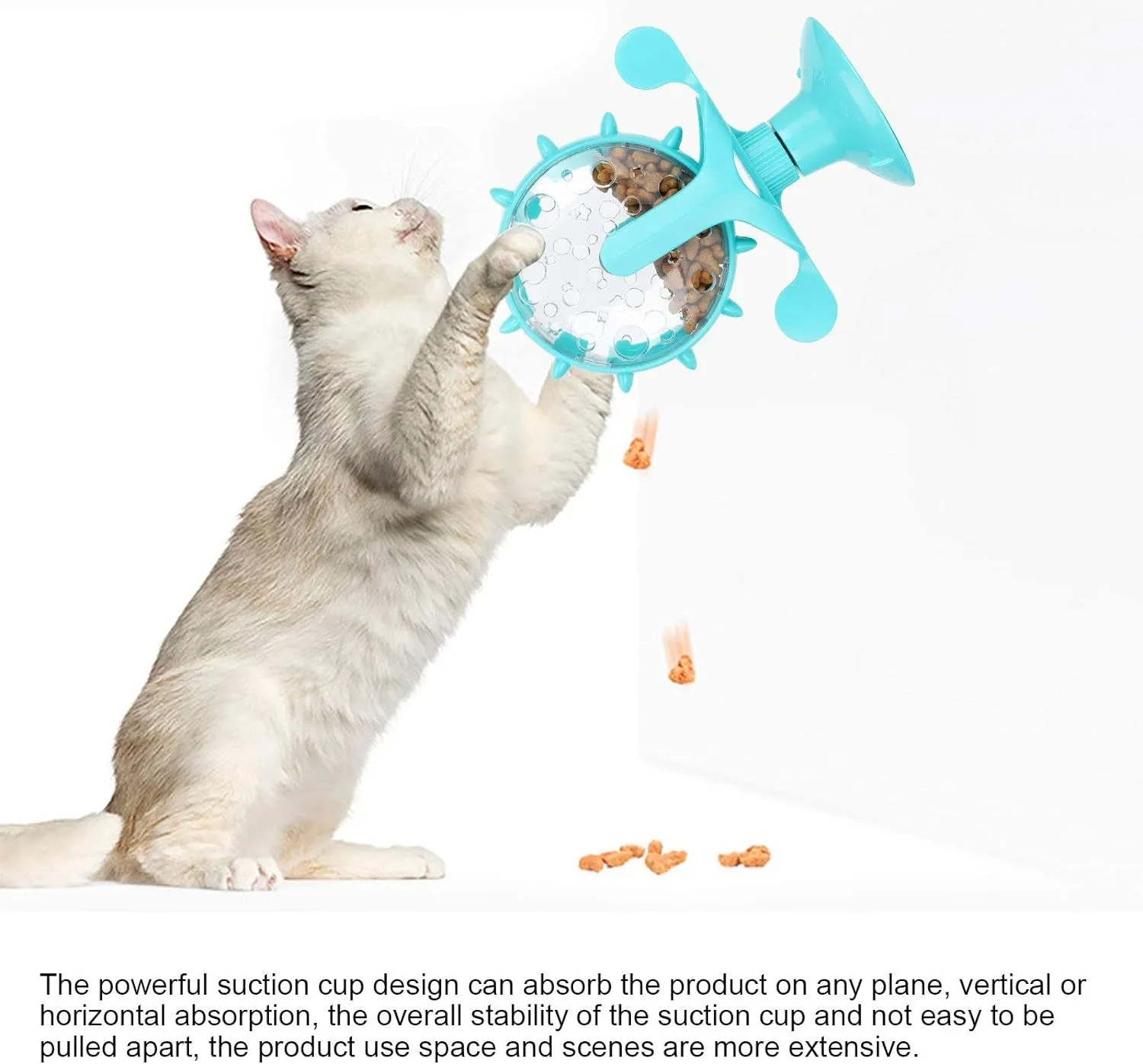 Interactive Cat Food Treats Dispenser To