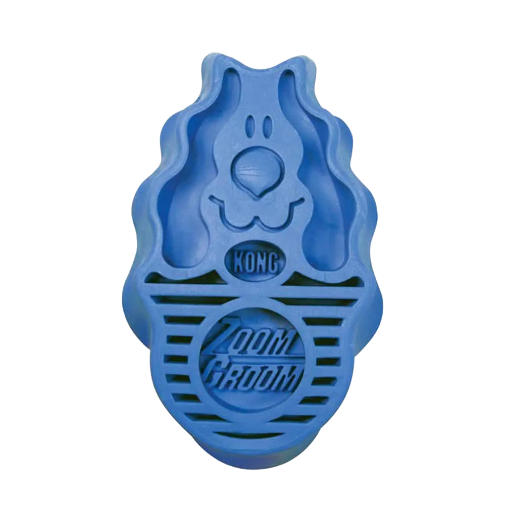 Large Bathing Brush for Dogs Blue by ZoomGroom