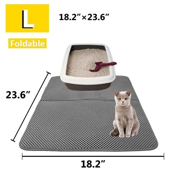 LitterTrapper™ - Double Layer Cat Litter Mat