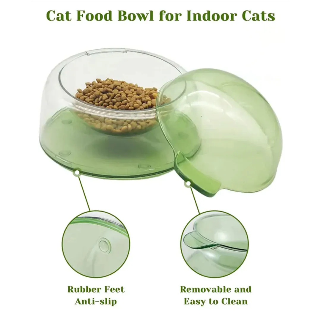 PetAffairs Tilted Raised Pet Bowl for Non-Spill Feeding