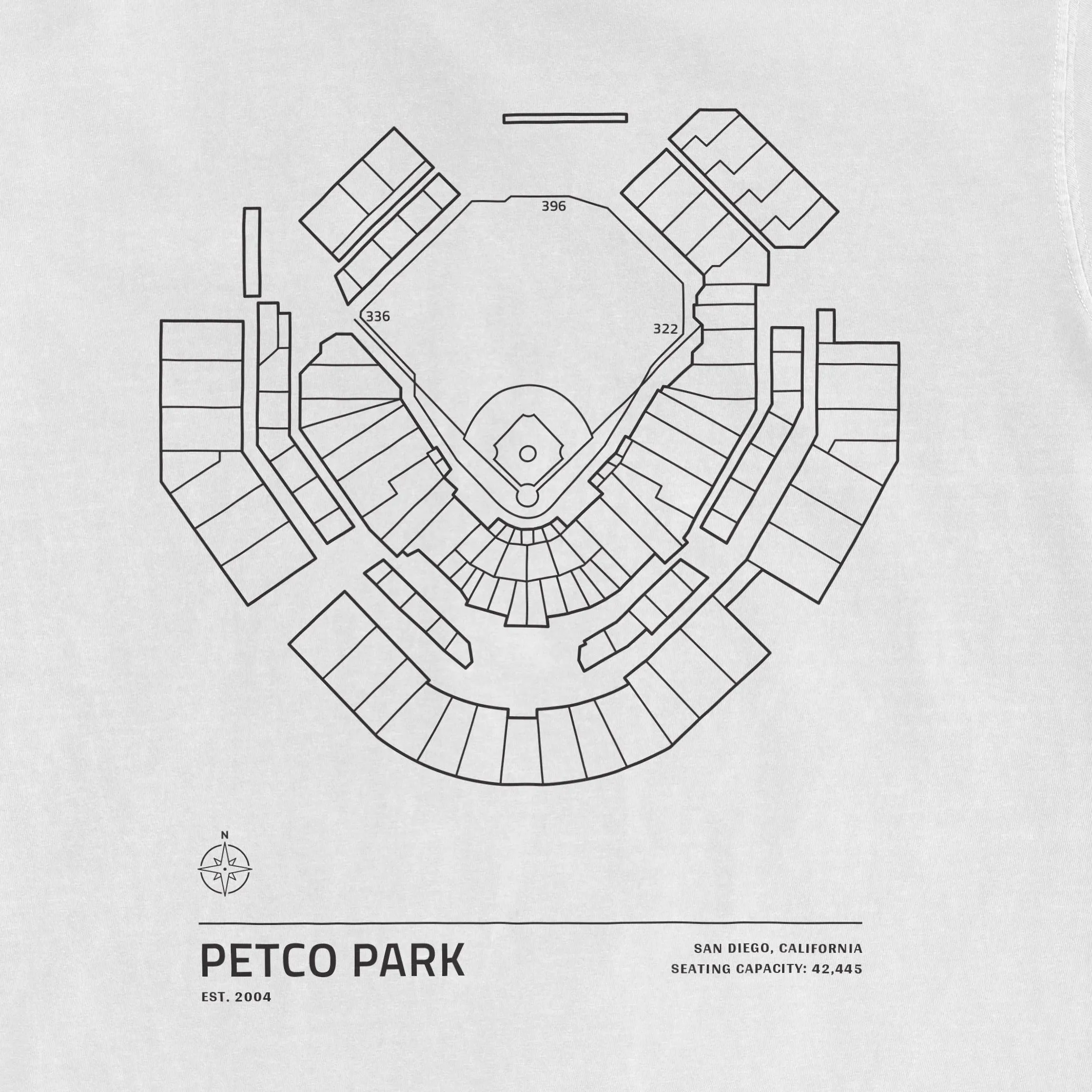 Petco Park - Stadium Collection | Comfort Colors Tee