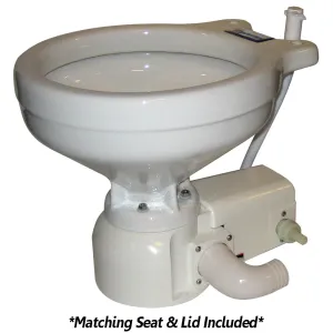 Raritan Sea Era Toilet - Household Style - Freshwater Solenoid - Straight & 90? Discharge - Smart Toilet Control - 12v