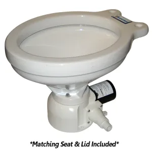 Raritan Sea Era Toilet - Household Style - Remote Intake Pump - Straight & 90? Discharge - Smart Toilet Control - 12v