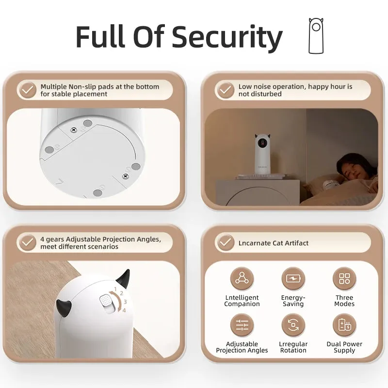ROJECO Smart LED Laser Cat Toy