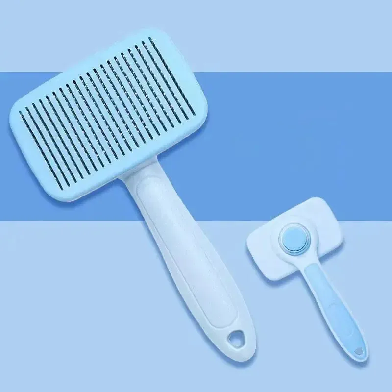 Self-Cleaning Dog Brush for Easy Grooming