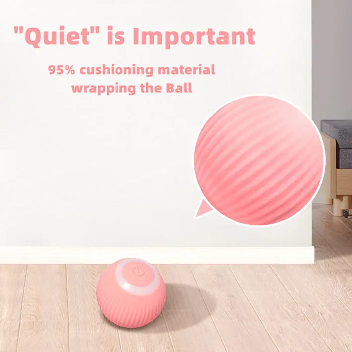 Smart Cat Ball - Interactive Pet Toy with Automatic Rolling Feature for Indoor Play and Exercise