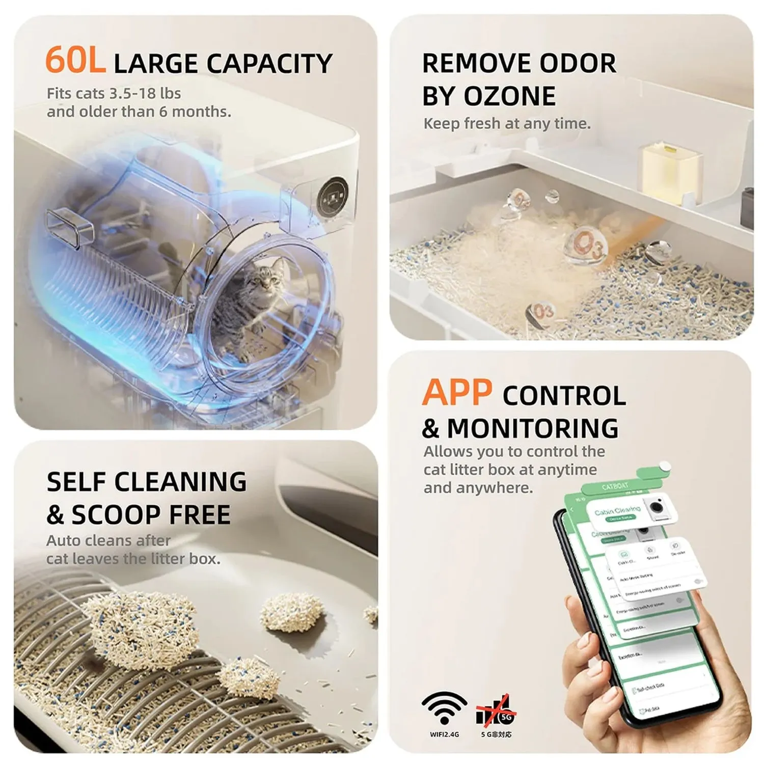 Smart Cat Toilet - Magic Cube