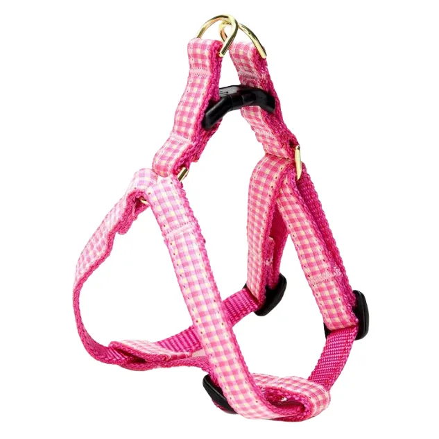 Teacup Harness | Pink Gingham