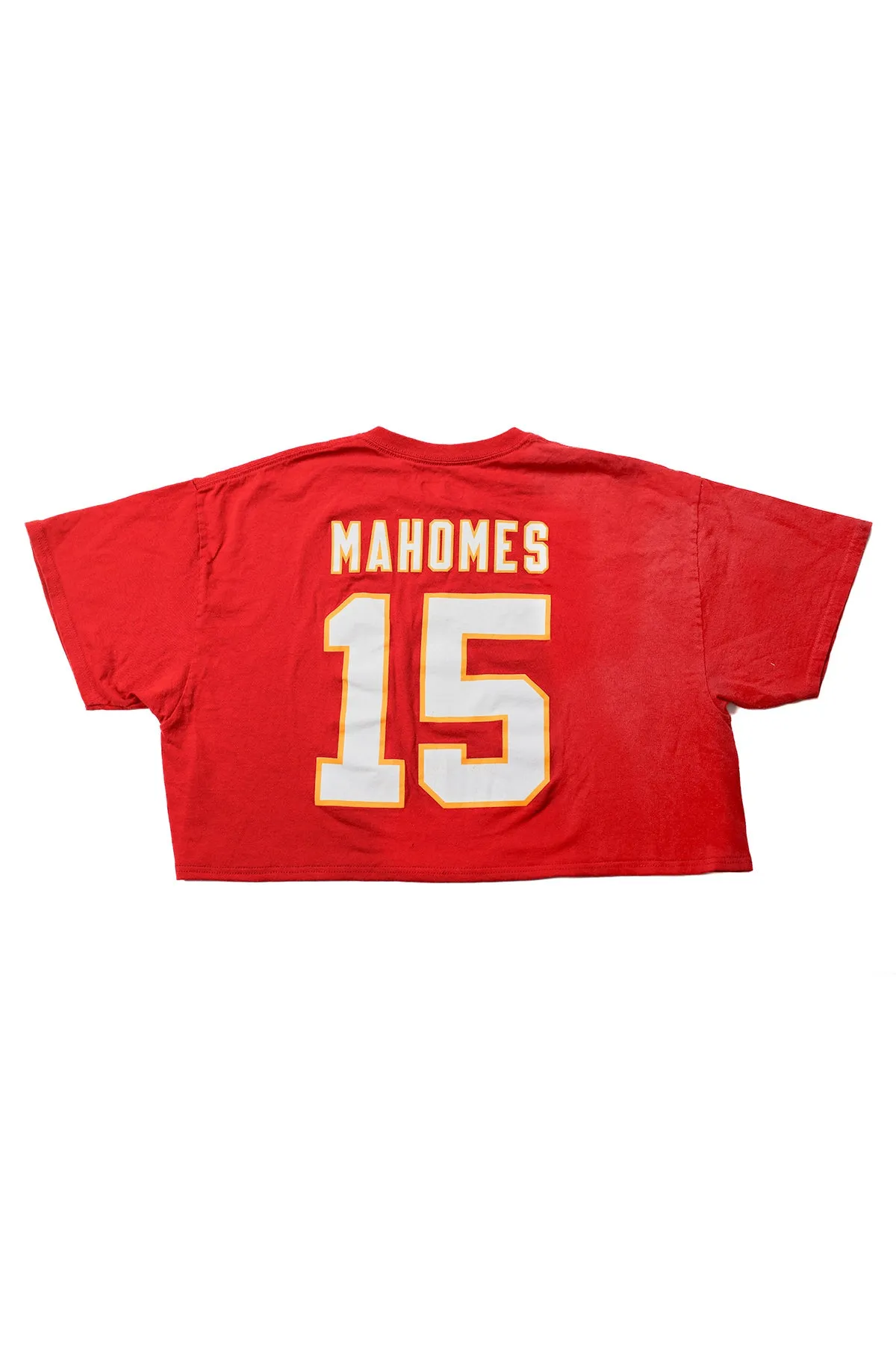 Upcycled Cropped Kansas City Chiefs Shirt