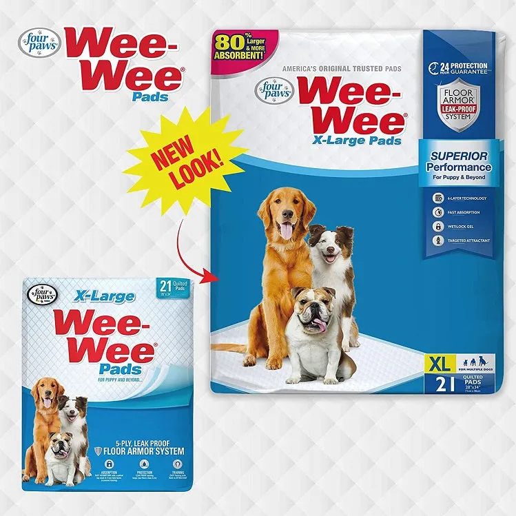 Wee-Wee® Superior Performance XL Dog Pee Pads - 28" x 34"