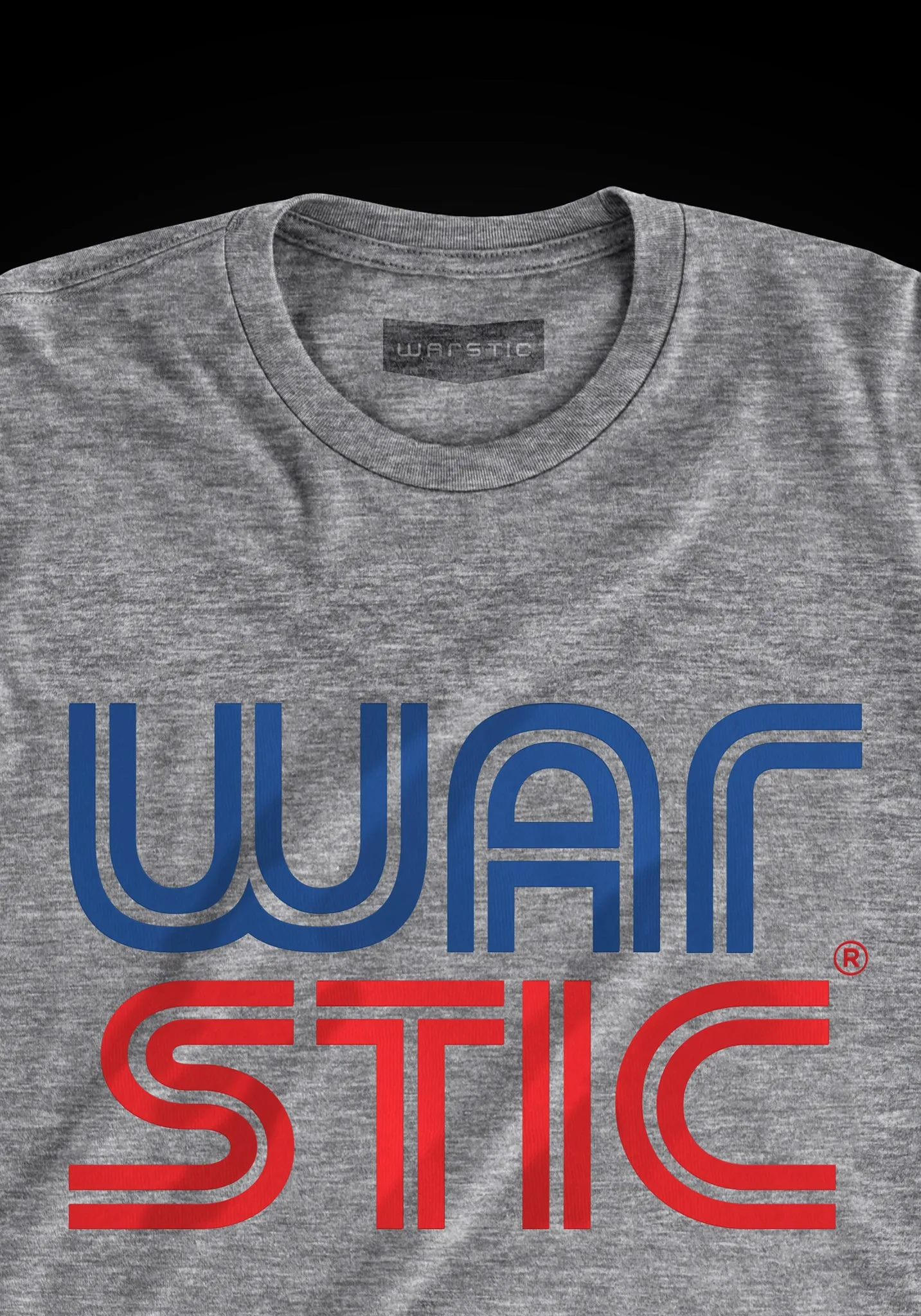 WEST COAST TEE (GRAY/RED/BLUE)