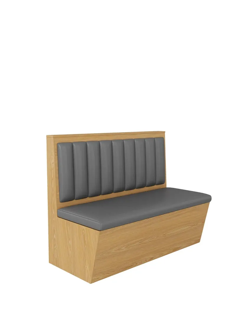 West Tea Restaurant Drink Hotel Semi-Circle Booth Sofa Custom Wine Sake Bar Coffee against the Wall Table and Chair Combination